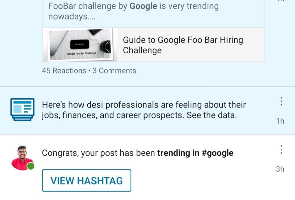 Google Foobar blog trend for #google